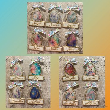 Large Egg plaques