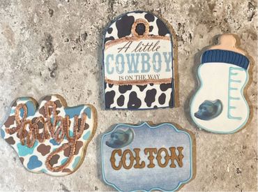 Cowboy baby shower