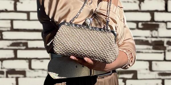 crochet handbag