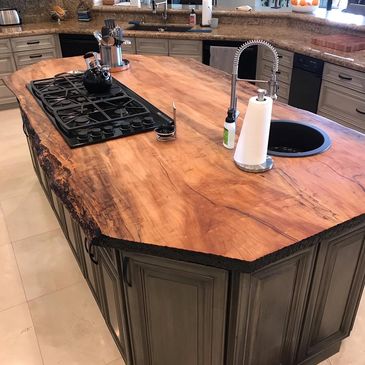 Solid Reclaimed Wood Bartops