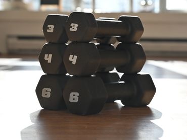 A stack of weights