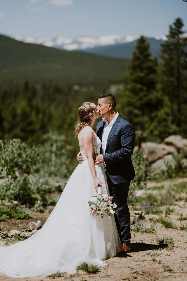 Wedding photo spot:  Colorado Mountain Wedding