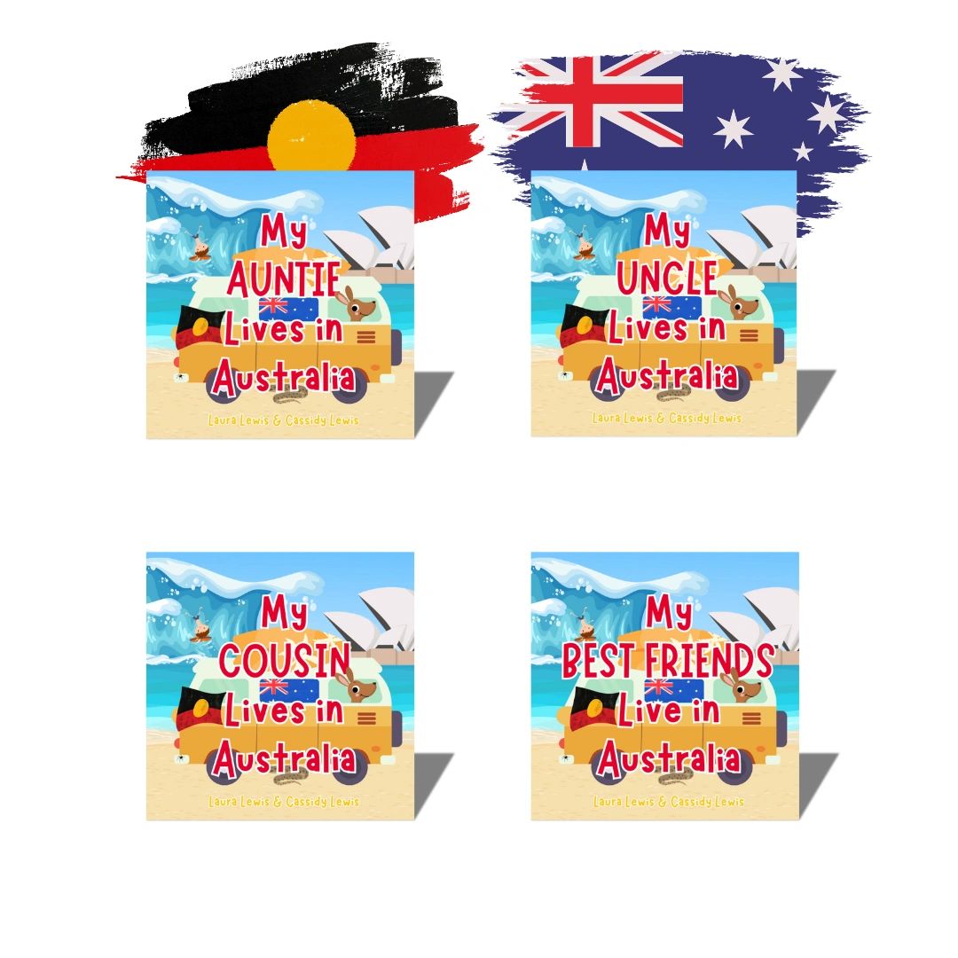 Books about relatives and friends living in Australia.