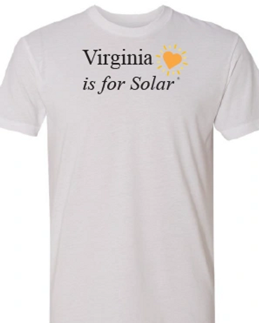 Virginia is for Solar classic men's t-shirt via Virginia Solar Summit solar energy clothing