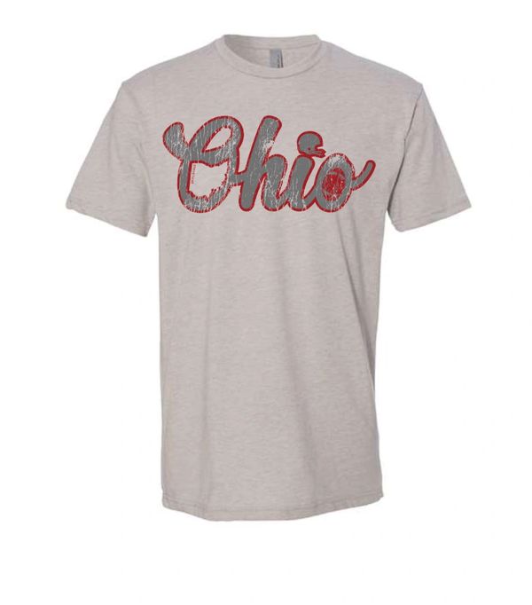 Scripted Ohio Football Tee