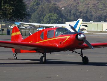 We captured this rare 1940 BELLANCA 14-9 N130E at Brackett Field 1025-08.  We hope you'll enjoy.