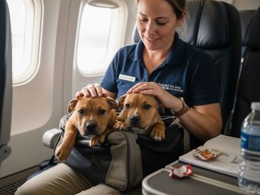 Elegant Staffordshire Bull Terrier dam, gentle and affectionate, with bright eyes.