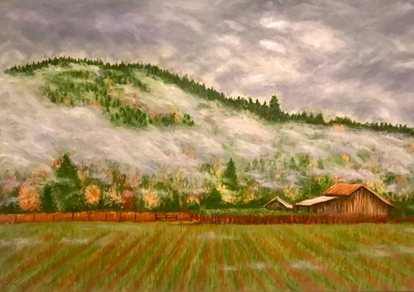 McKenzie Valley  Fog - 
Donated to CCC Retreat Housie in WV