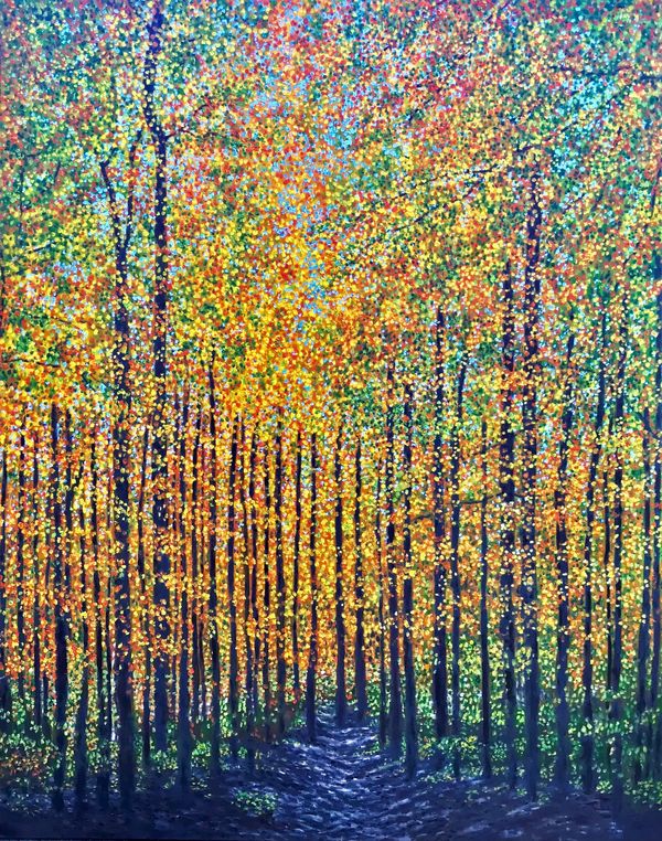 Fall Hike on South Moutain
Gift for a friends 70th BD
From an iphone photo I took