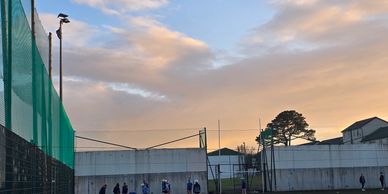 netting replaced around the astro turf surface