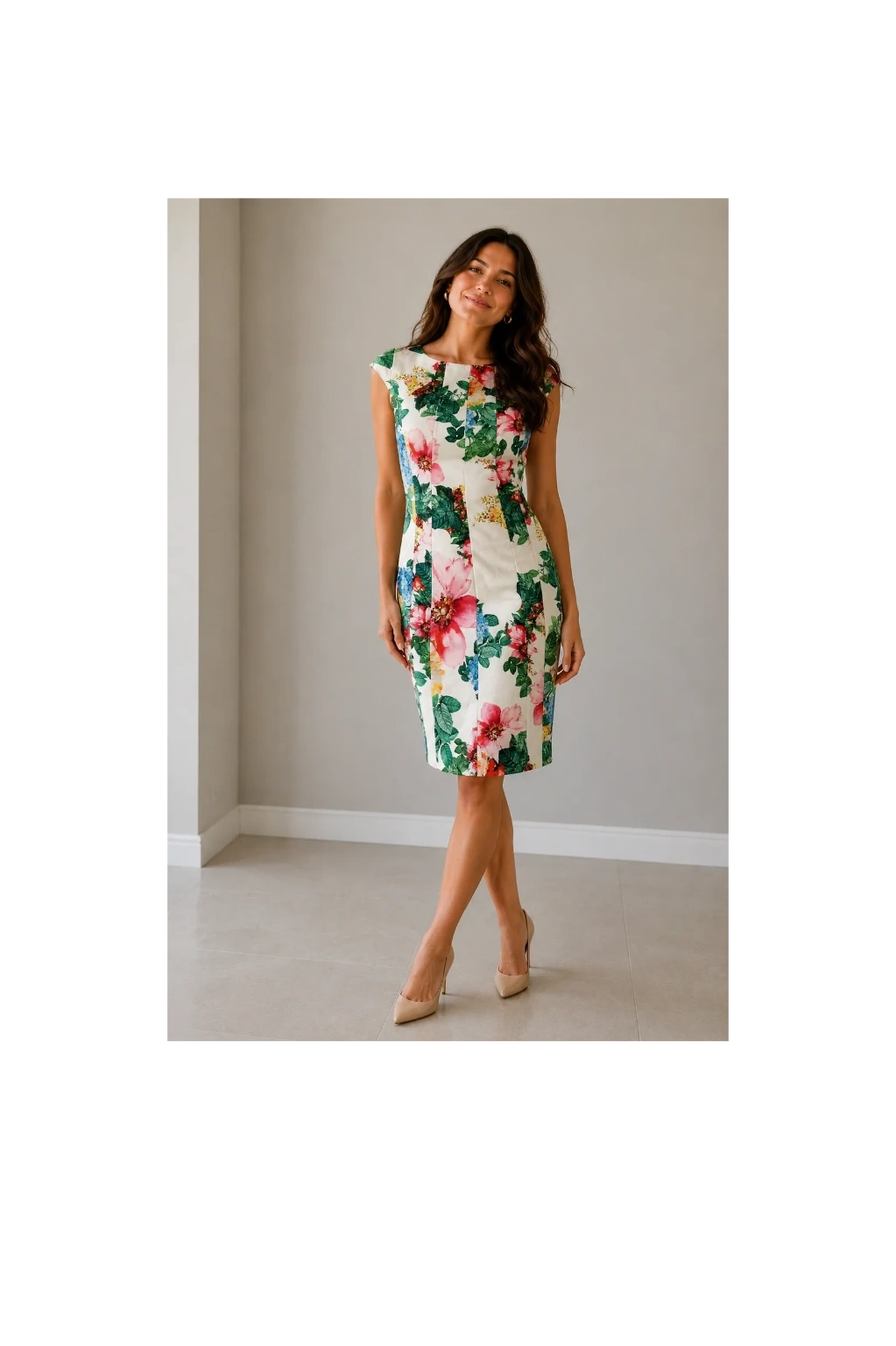 Sandro Ferrone Floral Shift Dress