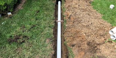 A French drain is a type of drainage system that collects surface and sub-surface water. French drai
