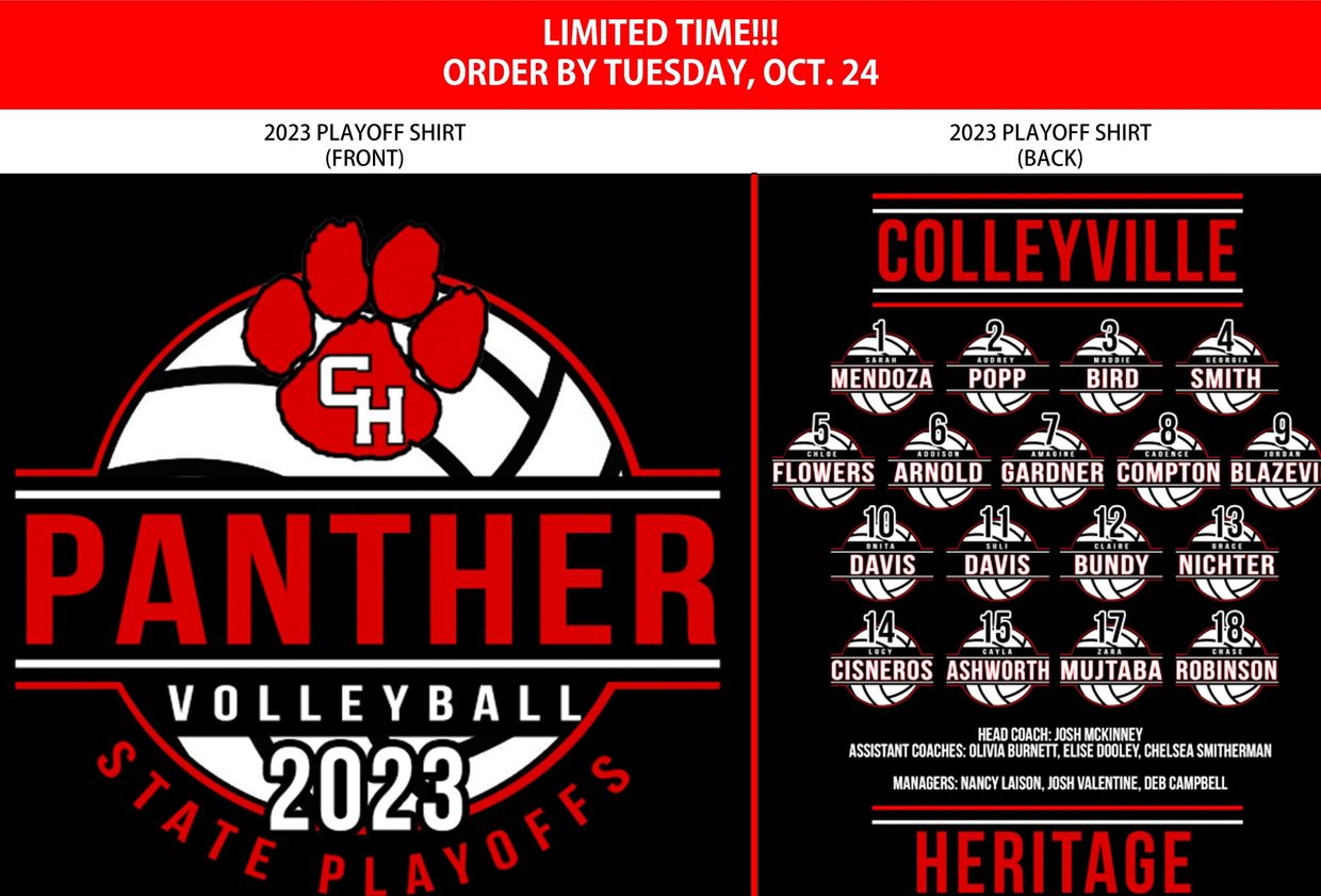 Order Form for FOOTBALL PLAYOFF SHIRTS