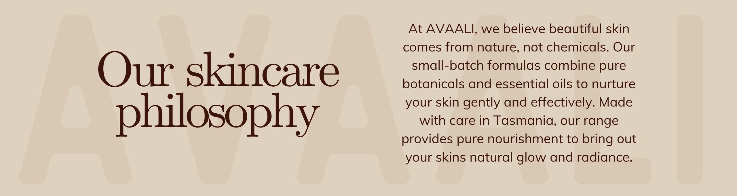 A skincare philosophy emphasizing natural ingredients and pure nourishment.