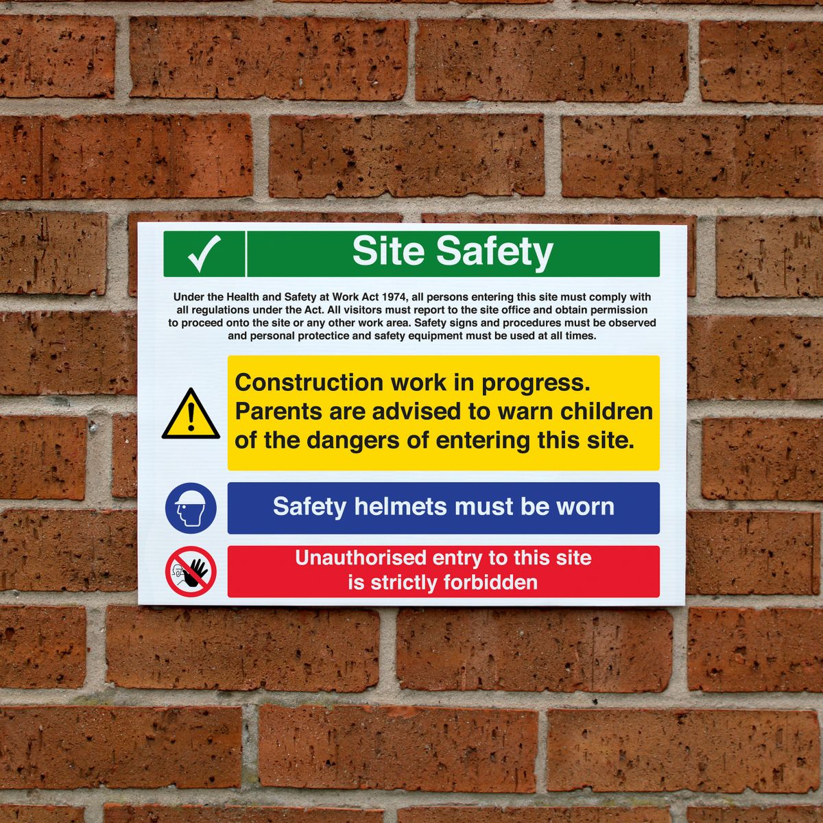 Multi Hazard Site Safety Construction Work In Progress