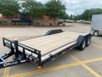 Trailer Rental 20 foot open deck heavy duty car hauler for rent. Trailer rental Dallas Fort Worth