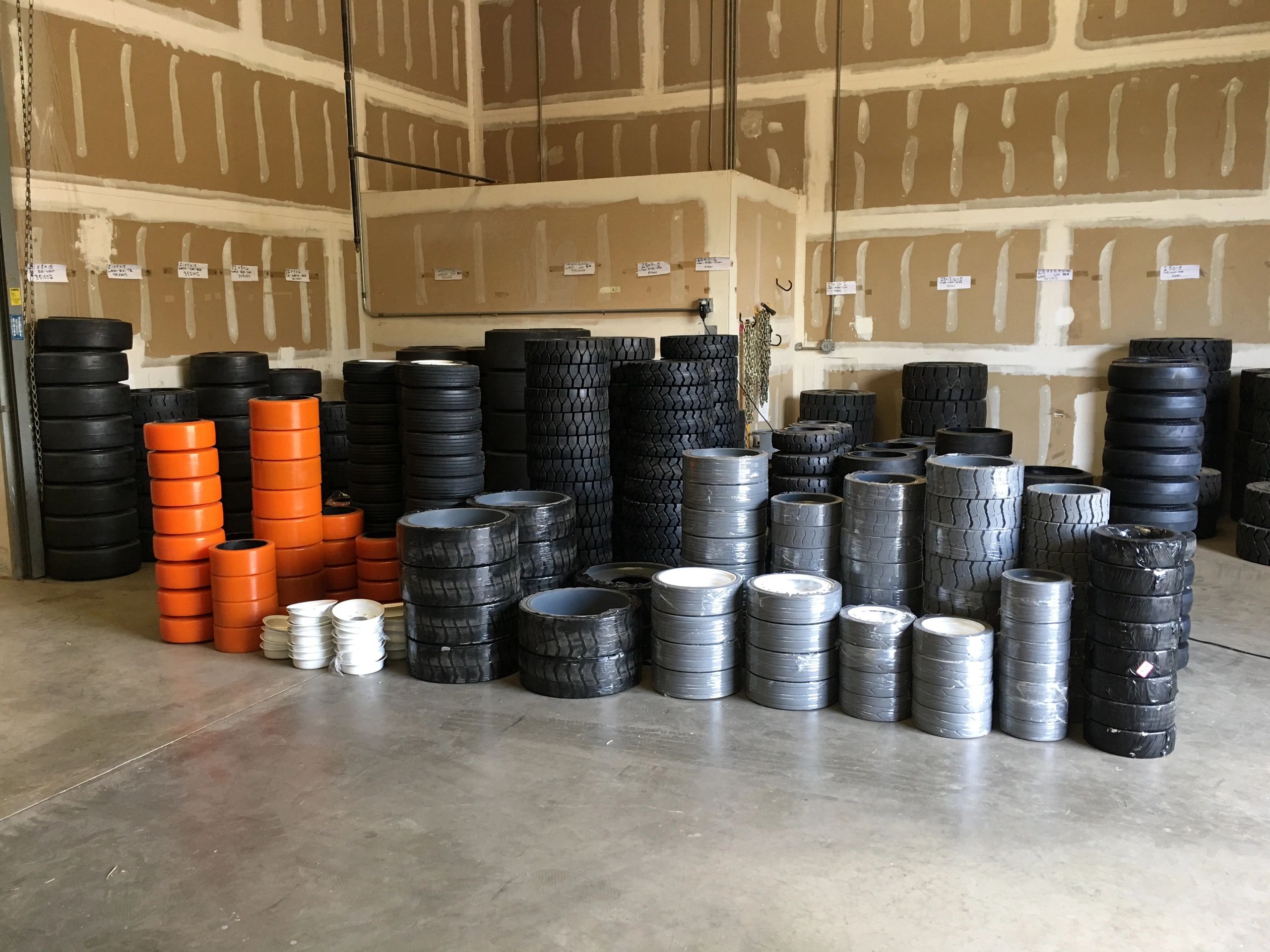 Forklift Tire Guy carries a wide variety of forklift & skid steer tires.