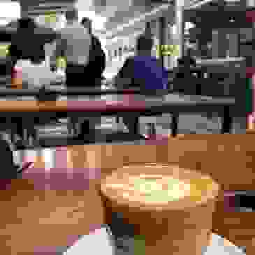 Solid Australian Spotted Gum Timber Restaurant Cafe Tables Custom Timber Benchtops Metal Legs