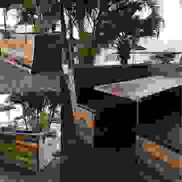 Custom Hospitality Furniture Boat Booth  Seating and Tables