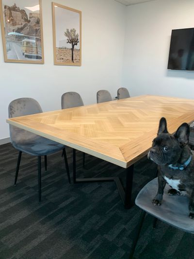 Custom Victorian Ash timber dining tables manufactured for Hospitality Residential cafe Bar office furniture 