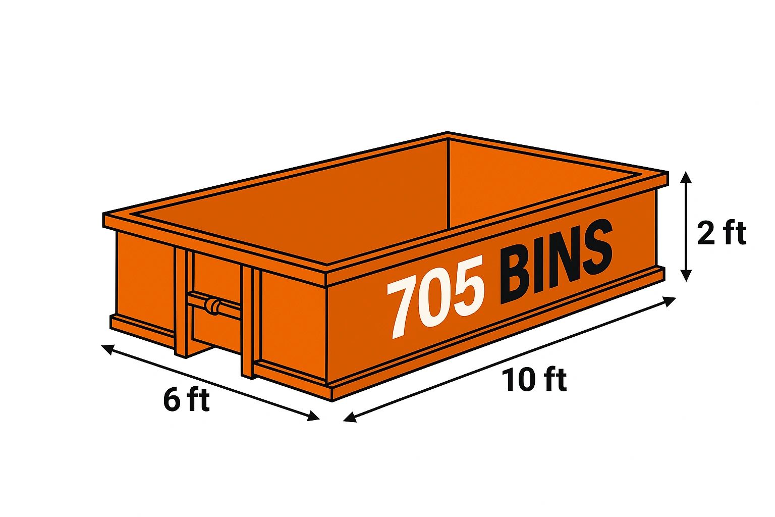 Shingles Bin — 5 Yard