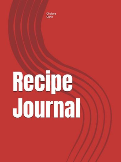 80-page recipe journal with space for your recipes while remaining compact for use in the kitchen