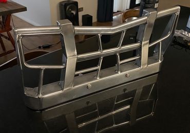 A new custom made Mercedes Benz truck alloy bull bar