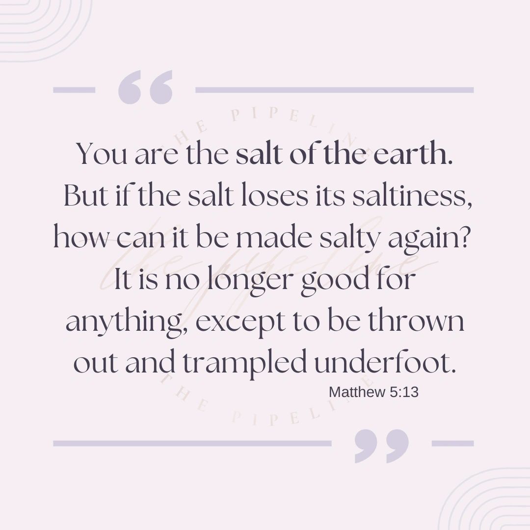 Stay Salty: Being Salt in a Tasteless World, image size:1080x1080