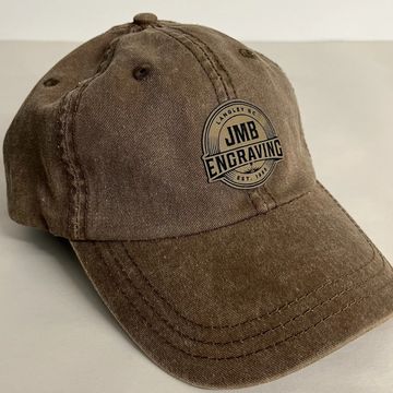 Brown hat with Customizable Sandstone/Black patch. 