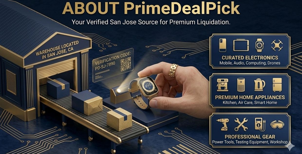 PrimeDealPick offers premium liquidation deals from a verified San Jose warehouse.