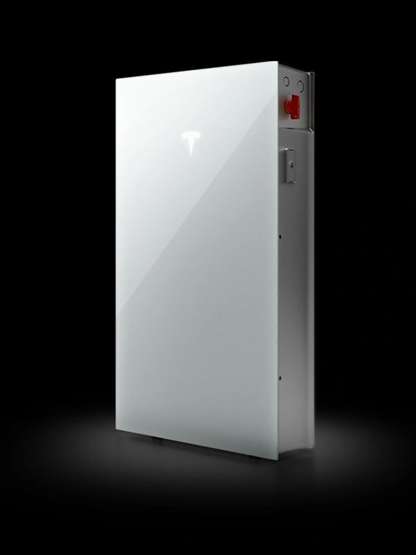 Tesla Powerwall energy storage unit.