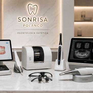 Modern dental equipment at Sonrisa Polanco for aesthetic dentistry.