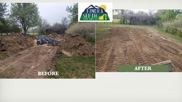 new leach field for a septic system  in Boulder County. For septicsmart and Boulder County OWTS.