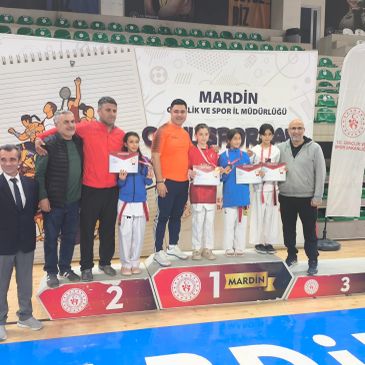 Mardin'de spor ödül töreni.