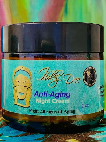 Anti Aging night cream .reducing the appearance of fine lines and wrinkles.