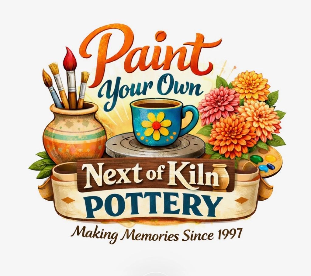 Next of Kiln, LLC Logo and Grand Opening Event info. 