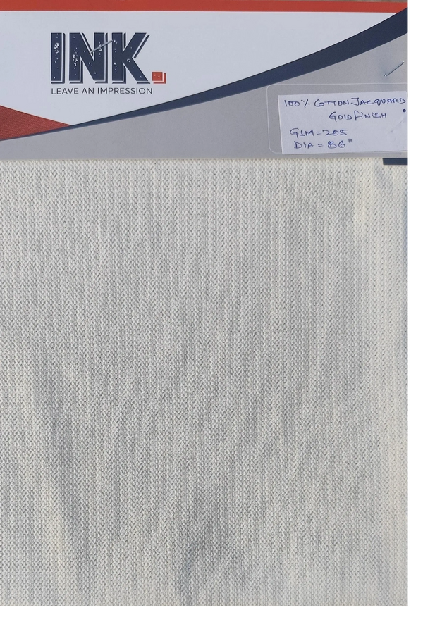 100% Cotton Jacquard Gold Finish