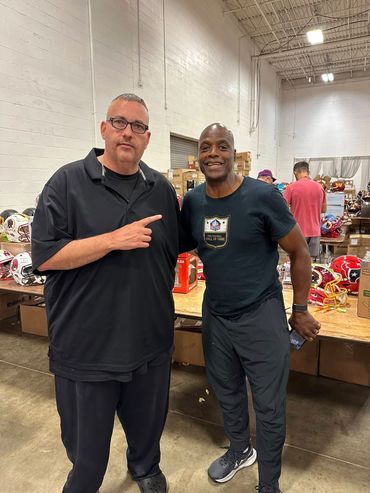 Darrell Green and Monk at the June CSA show in Chantilly VA.