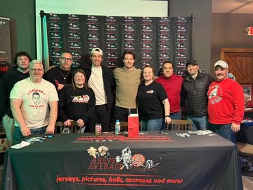 AAG team at the Strome / Duhaime signing event at Eavesdrop, April 2026.