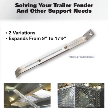 trailer fender braces, braces, support braces, expandable braces