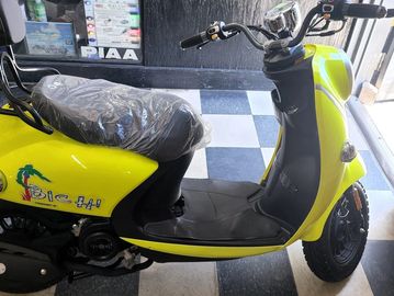 Retro Vespa style scooter