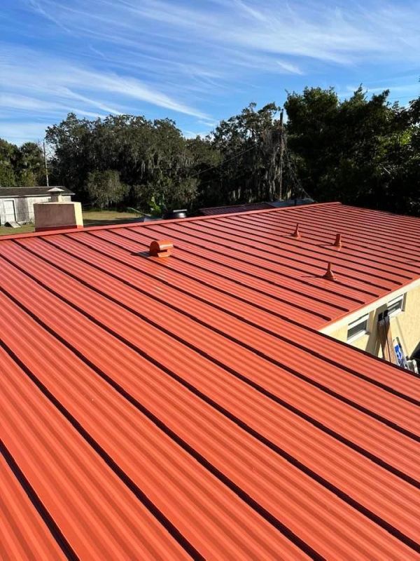 Fischer Roofing metal roofing project, Brevard County