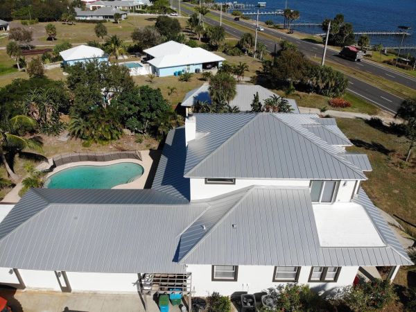 Metal roof install in Melbourne, Florida