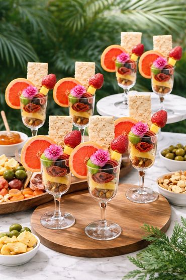 The Cove Cups 
(Single Serve Charcuterie Cups)