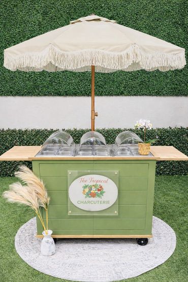 Mobile Charcuterie Catering Cart
