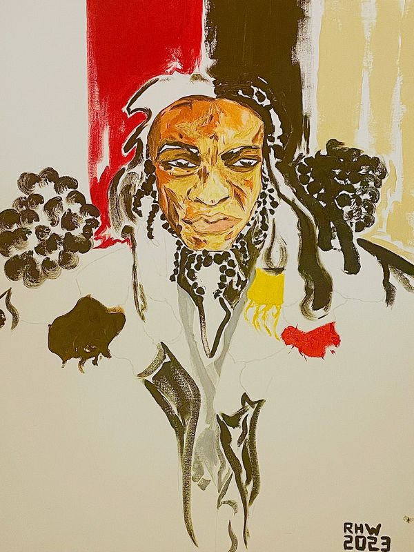 ART BY RHW
“ Brotha Trife “
Rodney H Washington 