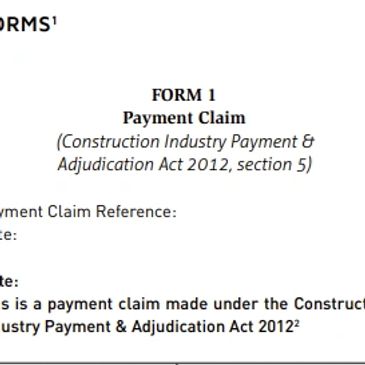 CIPAA Payment Claim