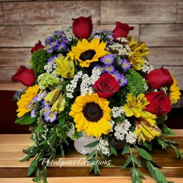 Sunflower table centerpiece