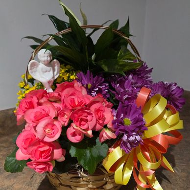 Blooming Garden Basket