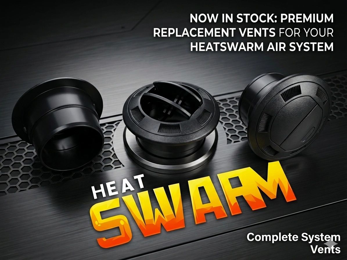 Premium replacement vents for HeatSwarm air system now available.